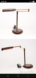 lampada da tavolo regolabile dal design vintage, a