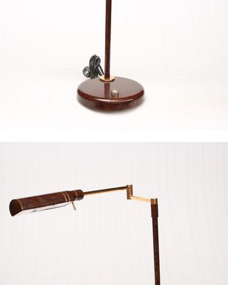 lampada da tavolo regolabile dal design vintage, a