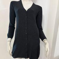 MAX MARA Maxi cardigan grigio