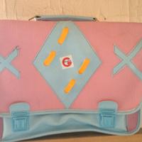 cartella scuola vintage nuova senza cinte 