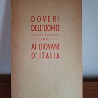 Doveri dell'uomo e parole ai giovani d'Italia