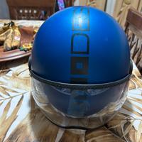 Casco momo design blu
