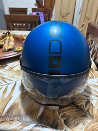 Casco momo design blu