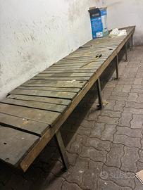 Scaffali cantina ferro e legno gratuito