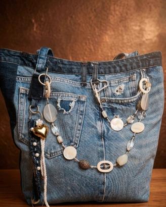 Borsa in denim handmade
