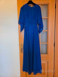 Abito lungo blu – elegante e leggero