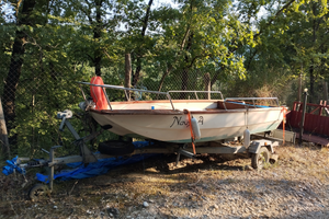 Barca 4 mt +motore e carrello