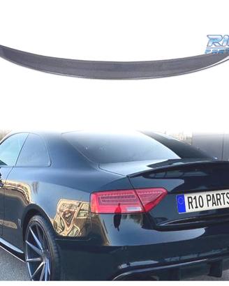 SPOILER ALETTA PER AUDI A5 COUPE 07-16 IN CARBONIO