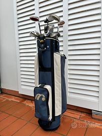 Sacca da golf con set completo di mazze