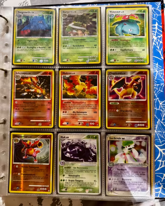 carte Pokemon-pagina 3 (Charizard, Venusaur, Garde