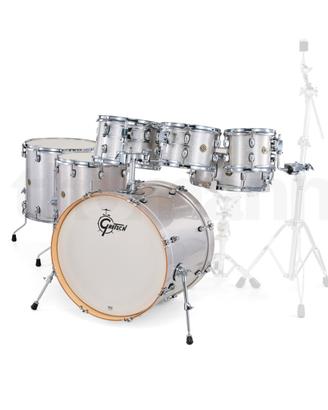 Gretsh Catalina maple seven piece, silver sparkle