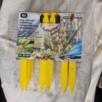 PICCHETTI TENDA CAMPEGGIO PLASTICA 22 Cm  LEGGERI 