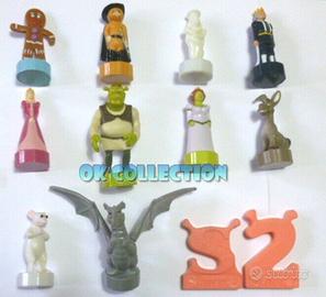 SERIE COMPLETA n°12 SORPRESINE MULINO BIANCO SHREK