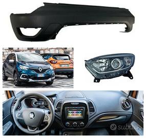 Renault Captur frontale cofano paraurti cerchi 17