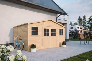 Casetta da giardino in legno SENZA PAVIMENTO - 401