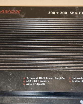 Amplificatore Auto Sonavox S103 - 2 Canali / 400W