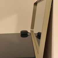 Specchio con cornice oro