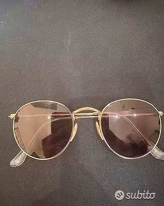 Occhiali da Sole Ray-Ban  Oro Lenti Graduate -1.00