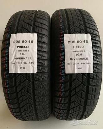 2 gomme 205 60 16 pirelli a1194