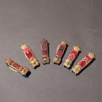  6 Distintivi da bavero Regio Esercito 