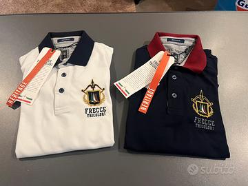 Polo camicia manica lunga frecce tricolori