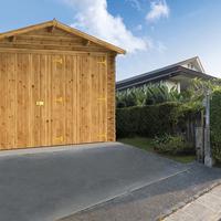 Garage in legno impregnato Cm. 350X600