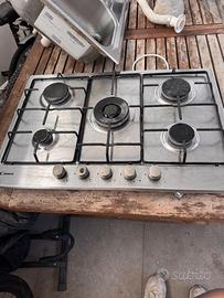 piano cottura + lavello + cappa