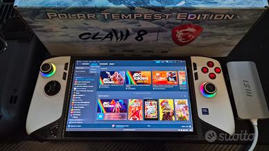 Msi Claw 8 AI+ Polar Tempest 32gb ram / 2tb ssd