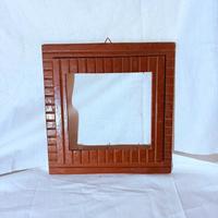 Cornice vintage in legno 26x26