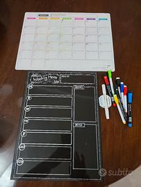 lavagne magnetiche con pennarelli