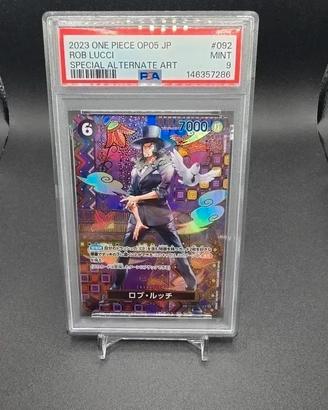 PSA 9 Rob Lucci OP03-092 Awakening of the New Era 