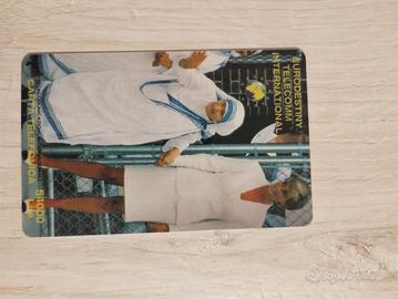 Schede telefonica, Michele Cavaro,Madre Teresa di 