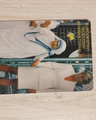 Schede telefonica, Michele Cavaro,Madre Teresa di 