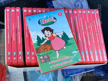 n. 21 DVD originali cartoni animati heidi