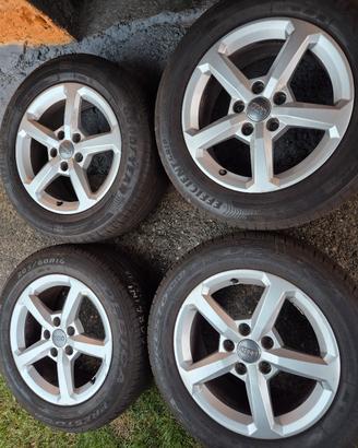 cerchi 16 audi q2 con gomme estive 