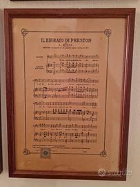 Stampe spartiti musicali e Le quattro stagioni 