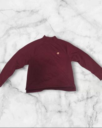 Felpa Champion Powerblend a collo alto, da donna,