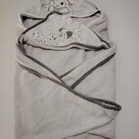 accappatoio cappuccio neonato Disney 100% cotone