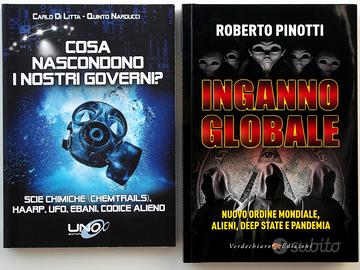 4 Libri - UFO - MARTE - ALIENI - NWO