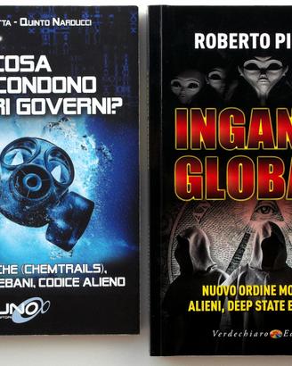 4 Libri - UFO - MARTE - ALIENI - NWO