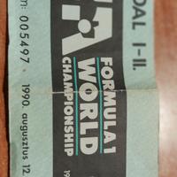 biglietto gp d ungheria 1990