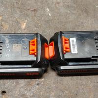 batterie originali Black+Decker 18v 1,5 ah 2,0ah 