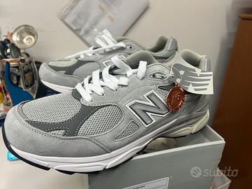 Scarpa NEW BALANCE 990 grigia made in USA