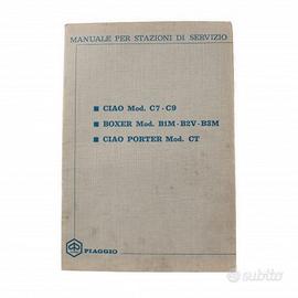 Manuale officina Piaggio Ciao C7 C9 Porter Boxer