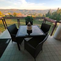 tavolo per esterno/giardino + 4 poltrone