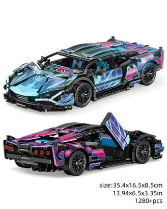 Super car da costruire 1200+ pezzi