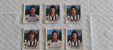 6  figurine Panini squadra Ascoli 1989-1990