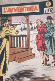 Rivista a fumetti vintage l'avventura