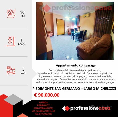 Appartamento con garage in piccolo condominio