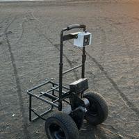 carrello pesca elettrico motore 350W surfcasting